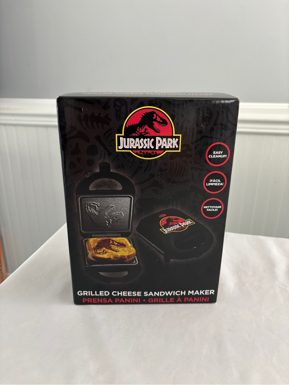 Jurassic Park Collector Item Black Grilled Cheese Sandwich Maker
